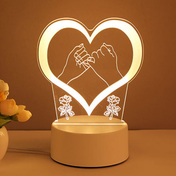 3D Acrylic USB lamp - Image 9
