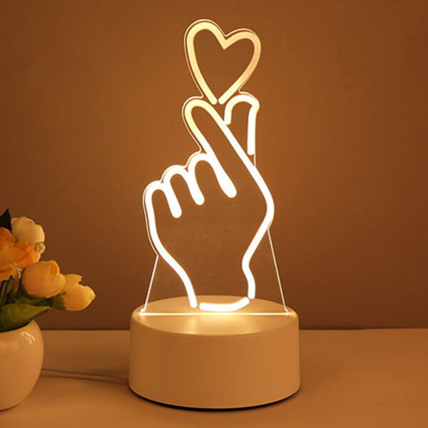 3D Acrylic USB lamp - Image 3