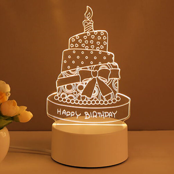 3D Acrylic USB lamp - Image 5