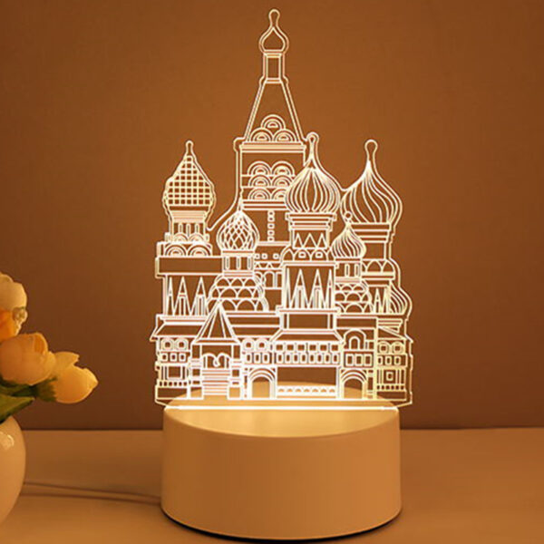 3D Acrylic USB lamp - Image 6