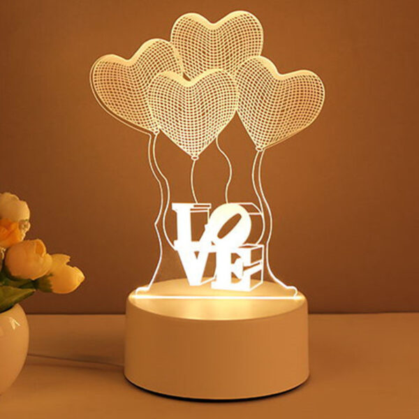 3D Acrylic USB lamp - Image 2