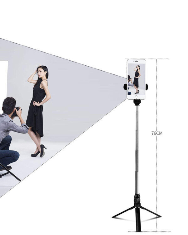 Compatible with Apple, Tripod selfie stand - Image 4
