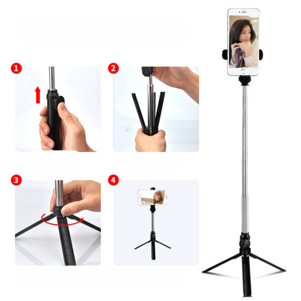 Compatible with Apple, Tripod selfie stand - Image 7
