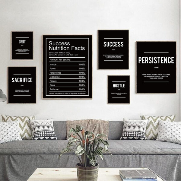 Wall Art Inspirational Inspirational Quotes Office Decor - Image 8