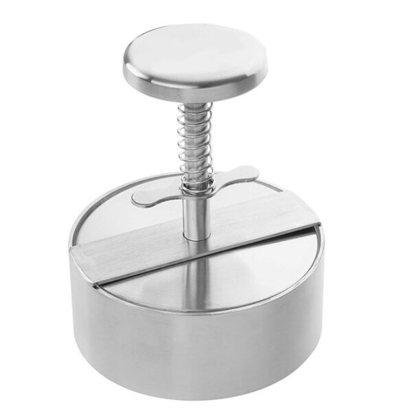 Stainless Steel Patties Mould Burger Meat Press Kitchen Gadgets - Image 4