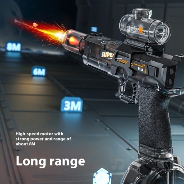 LED Lights Electric Water Guns Children Simulated Shooting Recoil Powerful Automatic Water Spray Gun Kids Summer Outdoor Toys - Image 9